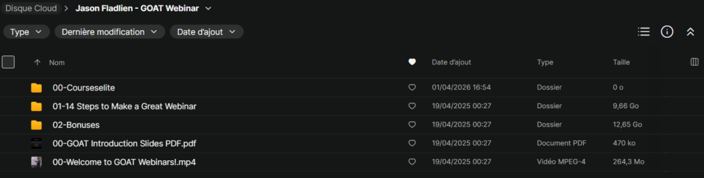 Jason Fladlien – GOAT Webinar