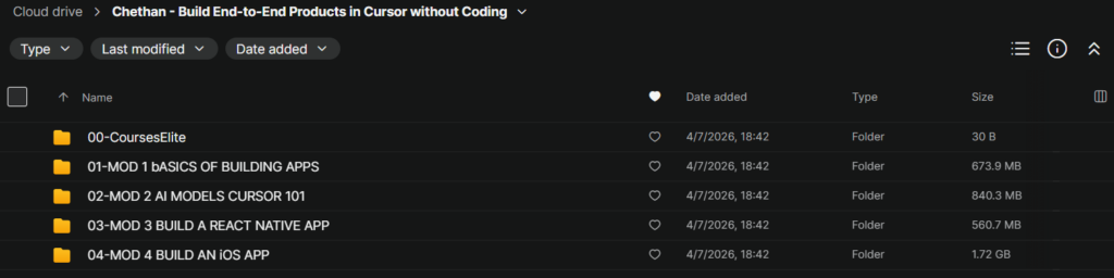 Chethan – Build End-to-End Products in Cursor without Coding