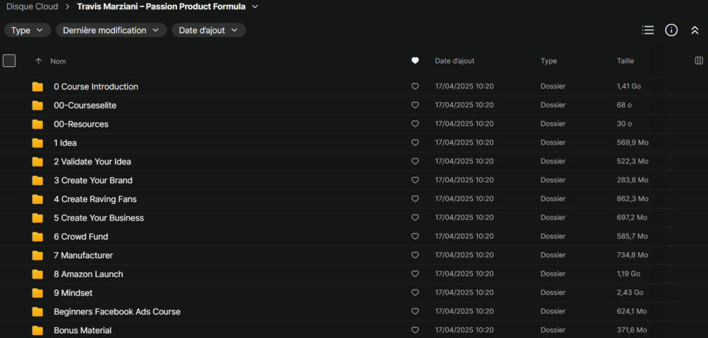 Travis Marziani – Passion Product Formula