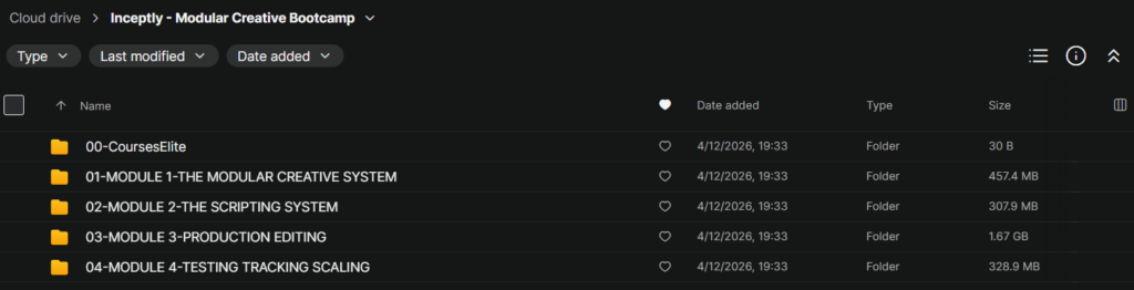 Inceptly – Modular Creative