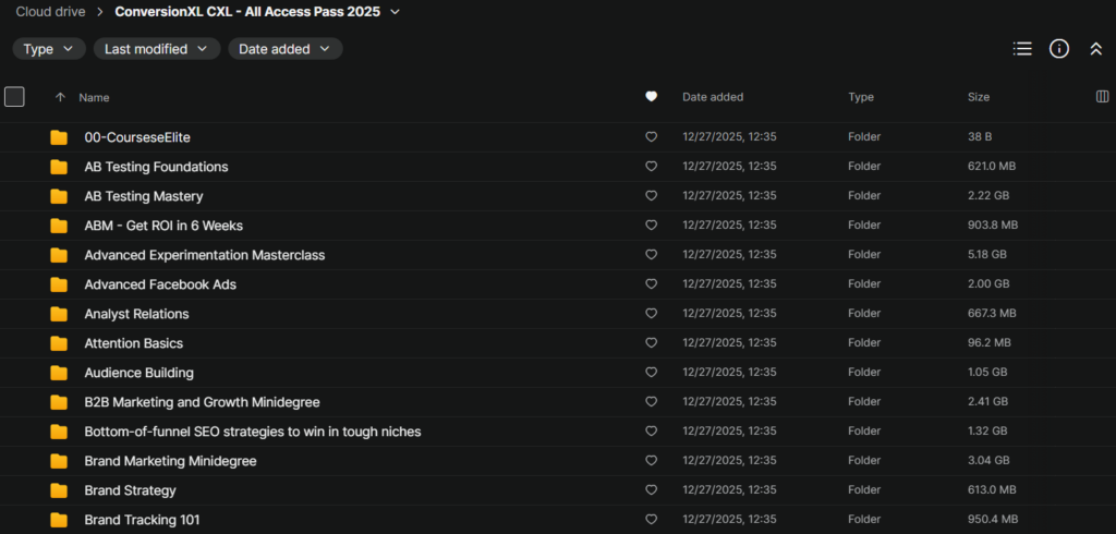 ConversionXL CXL – All Access Pass 2025