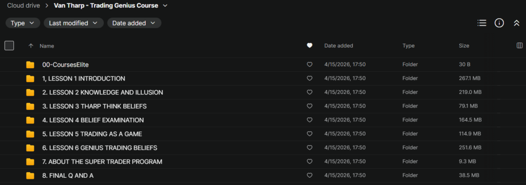 Van Tharp – Trading Genius Course