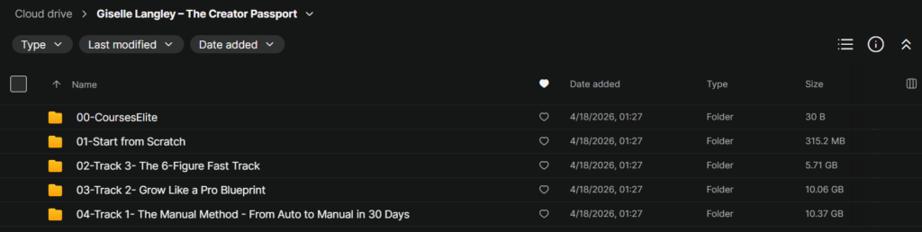 Giselle Langley – The Creator Passport